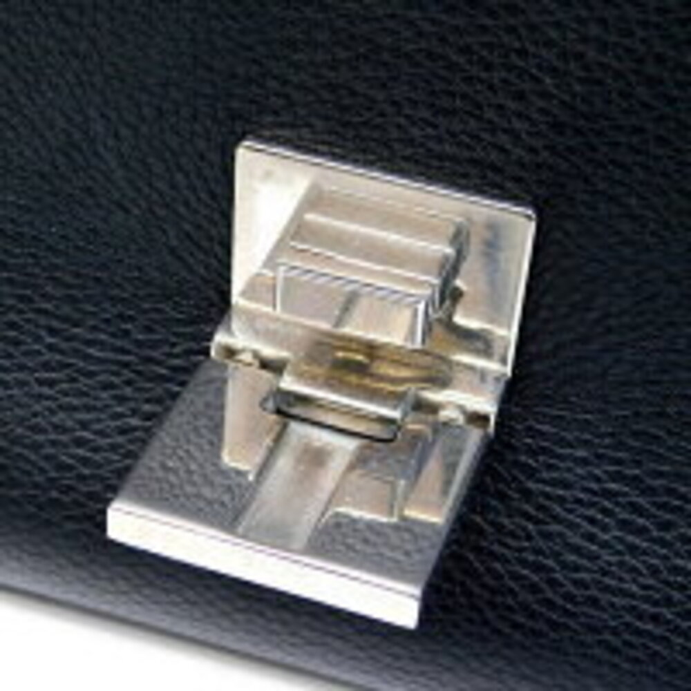 Celine Trapeze handbag black leather suede - Picture 5 of 9